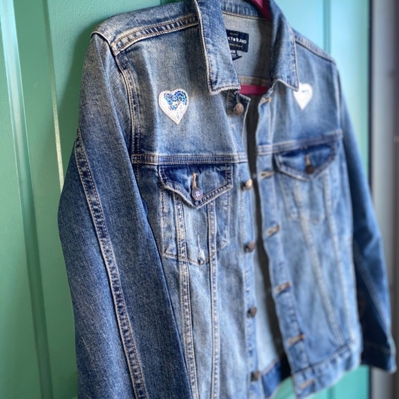 Lucky Brand ladies size medium denim jacket - Picture 2 of 11
